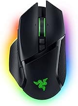 Razer Basilisk V3 Pro Wireless Gaming Mouse: HyperScroll Tilt Wheel - 30K DPI Optical Sensor - Gen-3 Optical Switches - 13-Zone Chroma RGB - 13 Programmable Controls - 3 Connection Modes - Black