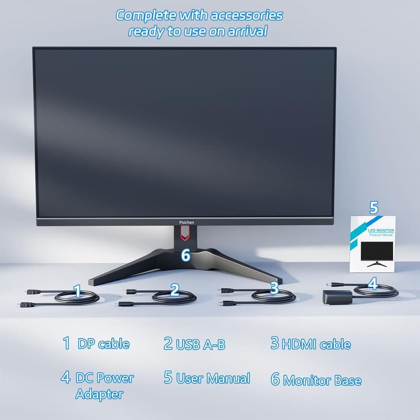 Touchscreen Gaming Monitor 27 Inch 4K UHD(3840x2160) IPS Computer Monitor, 60Hz, Ultra-Thin Bezel, HDMI, DisplayPort, 400 cd/㎡, VESA, Tilt Adjustable