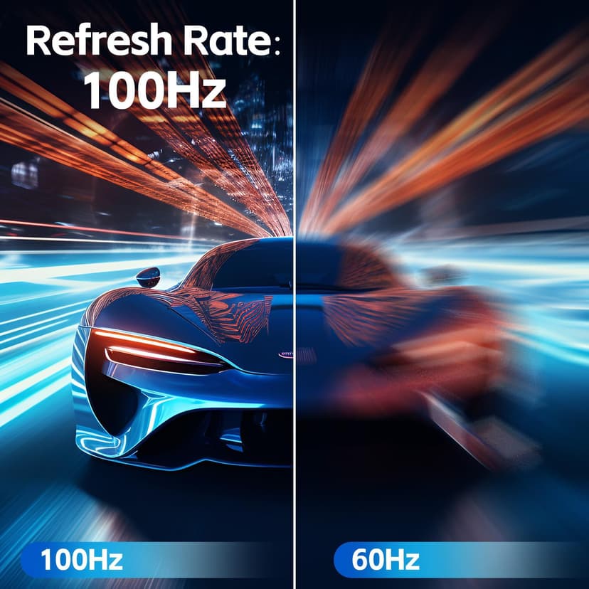 22 inch Class Thin Full HD (1920 x 1080p) Computer Monitor, 100Hz Refresh Rate, 3-Sided Frameless, Ultra Slim, VESA, LowBlue Mode, Tilt Adjust, HDMI *1, VGA*1