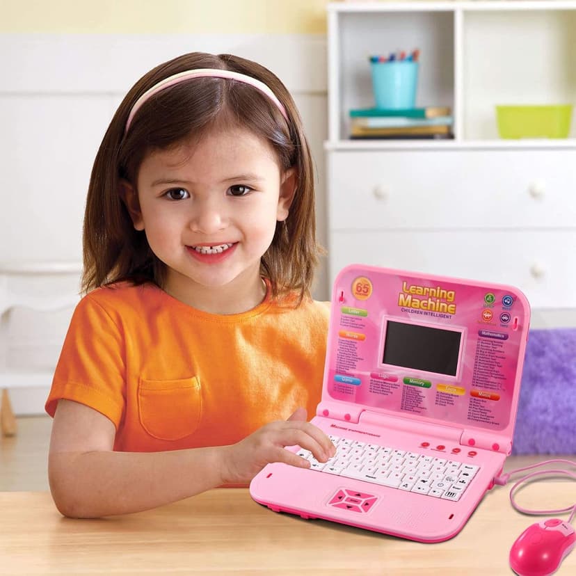 LESHITIAN Kids Laptop, 65 Learning Modes, Educational Learning Computers for Kids Ages 3+