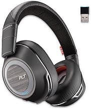 Plantronics - Voyager 8200 UC (Poly) - Bluetooth Dual-Ear (Stereo) Headset - USB-A Compatible to connect to your PC and Mac - Works with Teams, Zoom & more - Dual-Mode Active Noise Canceling
