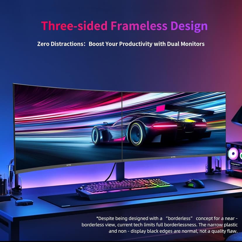 32Inch 240Hz Curved Gaming Monitor, 1000R VA, QHD(2560x1440p), 4000:1 Contrast, Support FreeSync GSync, HDMI2.0(144hz)/DP1.4(240hz)/Earphone, Tilt, Xbox PS5 Switch, 2K Computer Monitor for Gamer