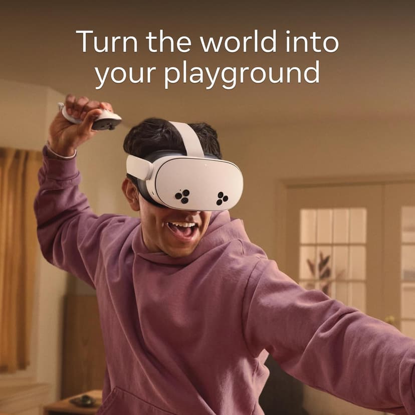 Meta Quest 3S 128GB — Dive into Mixed Reality — Unreal device. Unreal price. — Gorilla Tag Cardboard Hero Bundle — Amazon Exclusive