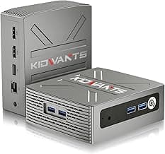 KG1 Mini PC N4000(up to 2.6GHz), Mini Computer 8GB LPDDR4 RAM/128GB eMMC, Mini Desktop Computer Support 4K Dual Display, WiFi 5, BT 5.0, and USB 3.0 (Grey)