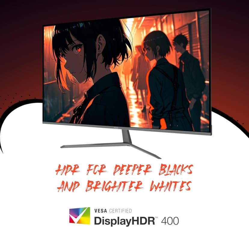 AOC Q32G11ZNE 32" Frameless Gaming Monitor QHD 2560 x 1440, 240Hz, 0.5ms Response time, HDR Ready, Console Gaming Ready, 3-Year Zero Dead Pixel Guarantee, Black