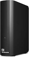 Western Digital 6TB Elements Desktop USB 3.0 external hard drive for plug-and-play storage - WDBWLG0060HBK-NESN