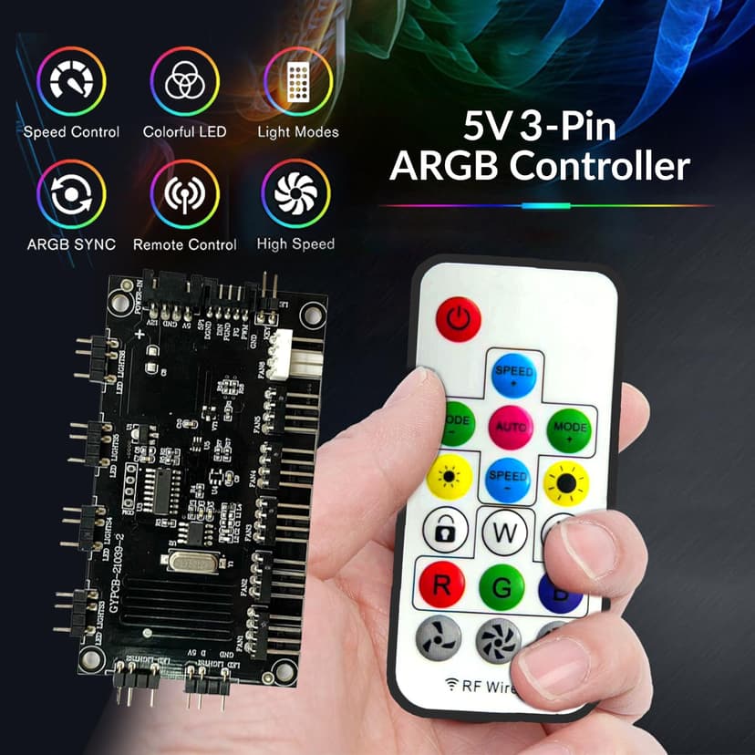 Dracaena.io AIO CPU Cooler, Color Change Remote, 240mm Radiator, ARGB PWM Fans Quiet Less Than 27DBA, Compatible with AMD AM5/AM4-Intel LGA 1700/1200/115X, Leakproof Technology, High Flow Pump, White