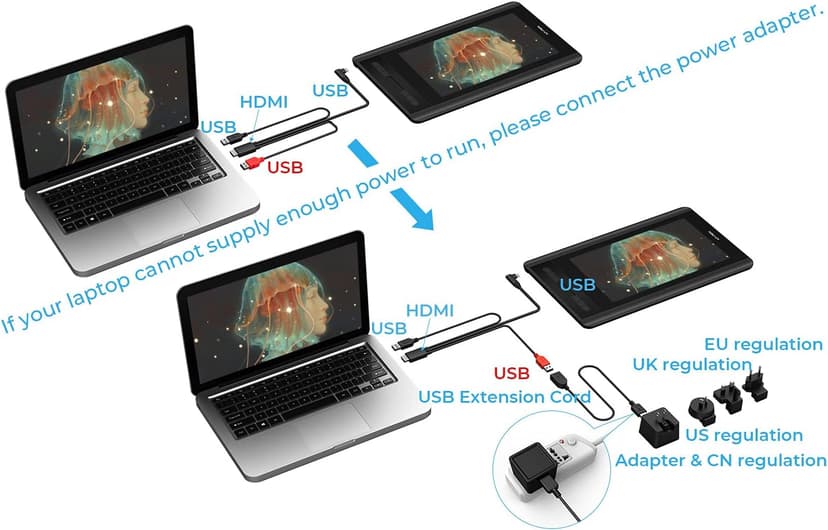 XP-PEN Artist12 11.6 Inch FHD Drawing Monitor Pen Display Graphic Monitor with PN06 Battery-Free Multi-Function Pen Holder and Glove 8192 Pressure Sensitivity