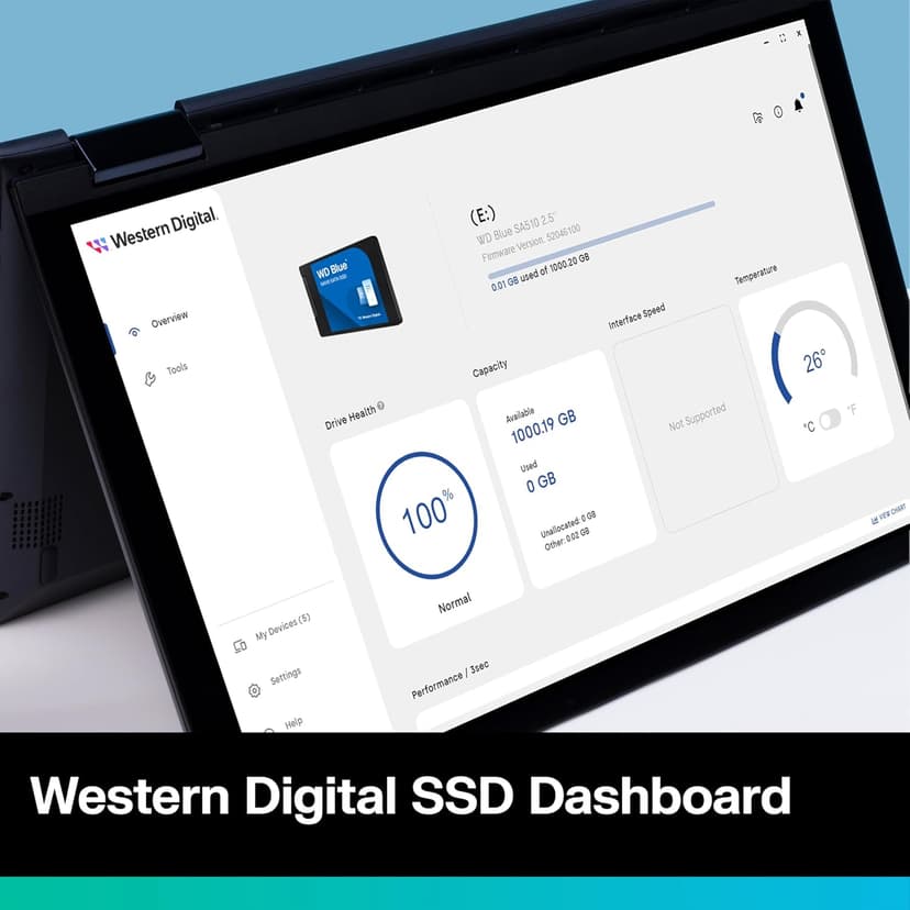 Western Digital 500GB WD Blue SA510 SATA Internal Solid State Drive SSD - SATA III 6 Gb/s, 2.5"/7mm, Up to 560 MB/s - WDS500G3B0A