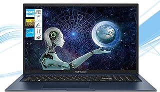 ASUS Vivobook 17 inch Laptop | 17.3" FHD Computer | 24GB RAM|1TB SSD & 128GB Portable SSD | Intel Core i3-1215U| Webcam| USB-C| Wi-Fi 6E| Copilot Ready| Ultra Light| AI-Powered Windows 11| RK Bundle
