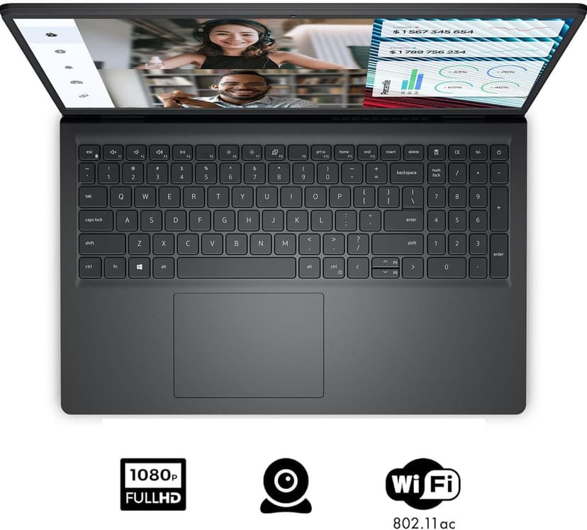 Dell 15.6" Laptop Computer for Home and Student, Intel Core Processor (Beat i5-1135G7), 32Gb Ddr4 Ram, 1Tb Pcie Ssd, Business Vostro 120Hz Fhd, WiFi, Bluetooth, Rj45, Hdmi, Windows 11 Pro