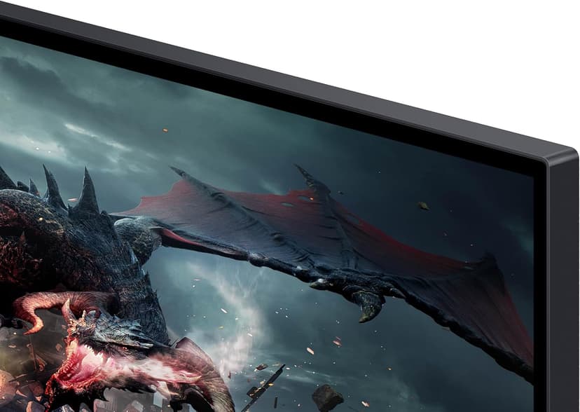 SAMSUNG 32-Inch Odyssey G50D Series QHD Fast IPS G-Sync Compatible Gaming Monitor, 1ms, VESA DisplayHDR 400, 180Hz, AMD FreeSync, Adjustable Stand, Eye Saver Mode, LS32DG502ENXZA, 2024