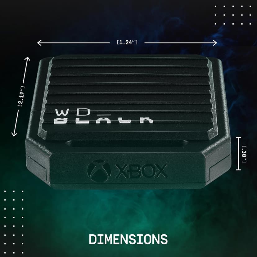 WD_Black 1TB C50 Storage Expansion Card, Officially Licensed for Xbox – Quick Resume, Plug & Play, NVMe SSD Expansion for Xbox Series X|S Gaming Consoles - WDBMPH0010BNC-WCSN