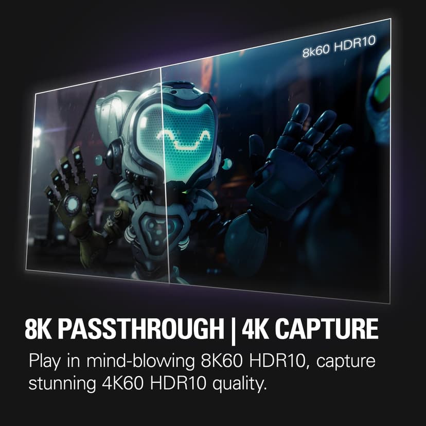 Elgato 4K Pro, Internal Capture Card: 8K60 Passthrough/4K60 HDR10 with Ultra-Low Latency on PS5 Pro, Xbox Series S, Nintendo Switch 2, for Streaming & Recording, Works with PC and Dual PC Setups