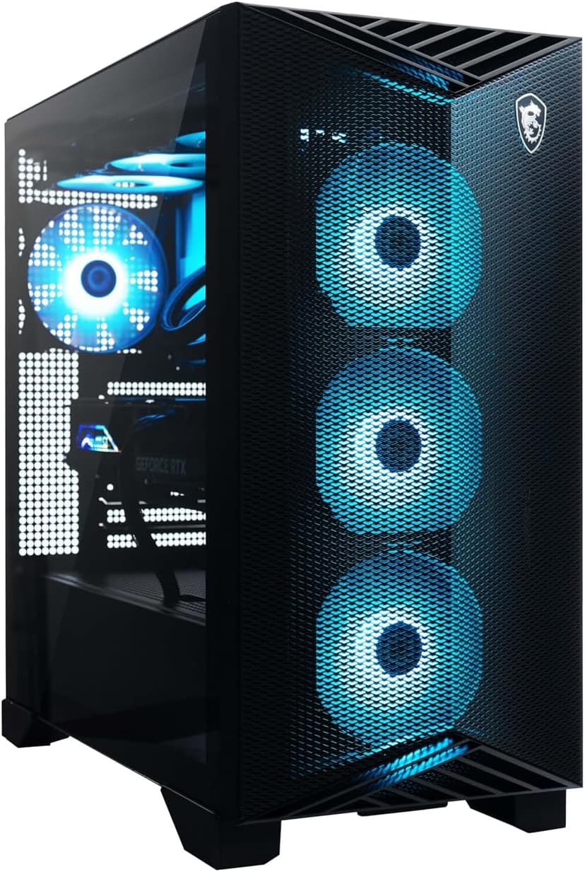 MSI Aegis R2 AI Gaming Desktop: Intel Ultra 9 285, Geforce RTX 5070Ti, 32GB DDR5, 2TB M.2 NVMe SSD, Air Cooling, USB Type C, VR-Ready, Window 11 Home: C2NVR9-1452US