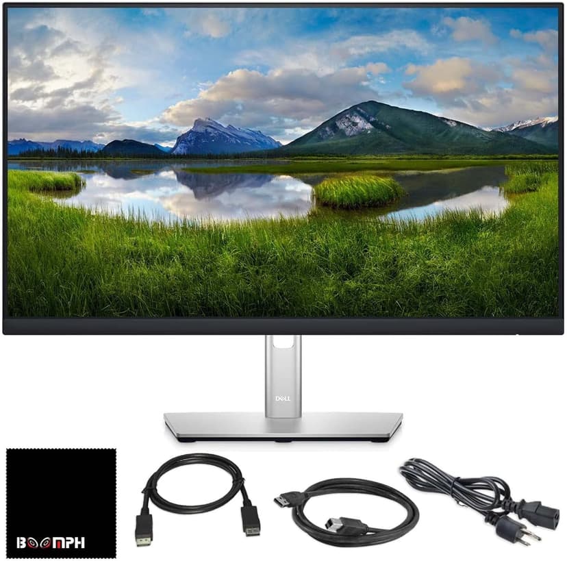 Dell P2425H 24" 16:9 IPS Computer Monitor Screen with DisplayPort and USB 3.0 Upstream Cables - New Model