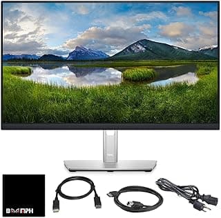 Dell P2425H 24" 16:9 IPS Computer Monitor Screen with DisplayPort and USB 3.0 Upstream Cables - New Model