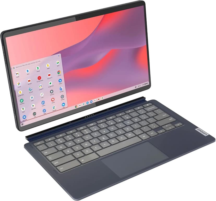 Lenovo Chromebook Duet 5 2-in-1 Tablet Laptop w/Detachable Keyboard (13.3" FHD OLED Touchscreen, 8-Core Qualcomm CPU, 8GB RAM, 256GB Storage), IST HUB, Wi-Fi, 8MP Webcam, Chrome OS, Abyss Blue