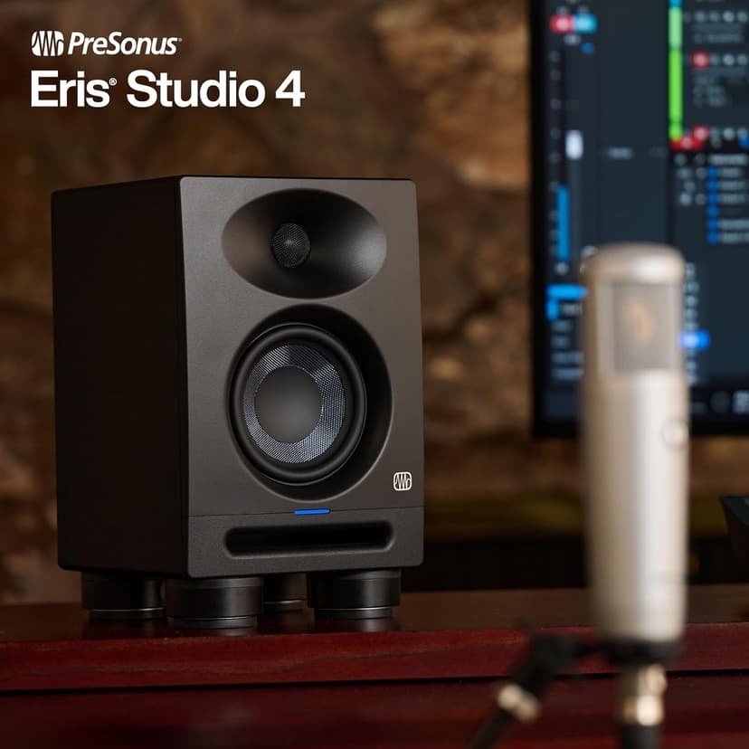 PreSonus Eris Studio 4 4.5-inch 2-Way Active Studio Monitor with EBM Waveguide