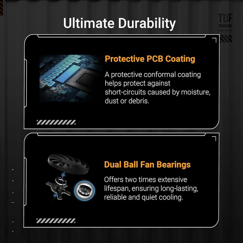 ASUS TUF Gaming GeForce RTX ™ 5060 Ti 16GB GDDR7 OC Edition Gaming Graphics Card (PCIe® 5.0, HDMI®/DP 2.1, 3.1-Slot, Military-Grade Components, Protective PCB Coating, axial-tech Fans)