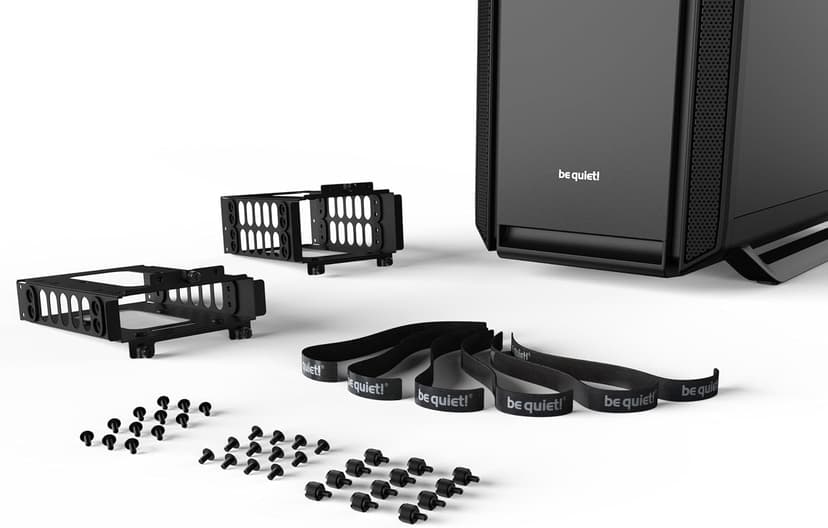 be quiet! Silent Base 802 ATX Midi Tower PC Case | 3 Pre-Installed Pure Wings 2 Fans | Sound Insulated | Black | BG039