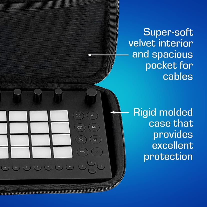 ANALOG CASES Ableton Move Case - Custom-Fitted Compact PULSE Hard Case for Travel
