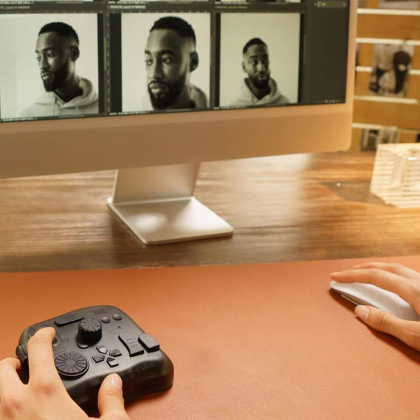 TourBox Elite - Bluetooth Controller for Video Photo Editing Color Grading, Davinci Resolve Speed Editor, MacOS/Windows, Lightroom Photoshop Premiere Final Cut Pro Programmable Keyboard