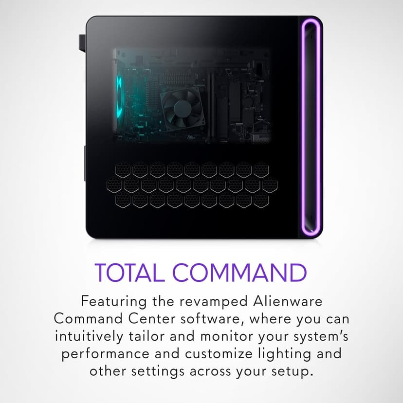 Alienware Aurora R16 Gaming Desktop - Intel Core i7 14700F, 32GB DDR5 RAM, 1TB SSD, NVIDIA GeForce RTX 4070 Super 12GB GDDR6X Graphics, Windows 11 Home, 1 Year Onsite/in-Home Service - Basalt Black