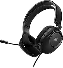 Corsair HS35 v2 Multiplatform Wired Gaming Headset – Flexible Omni-Directional Microphone – Universal 3.5mm Connection – PC, Mac, PS5, PS4, Xbox, Nintendo Switch, Mobile – Carbon