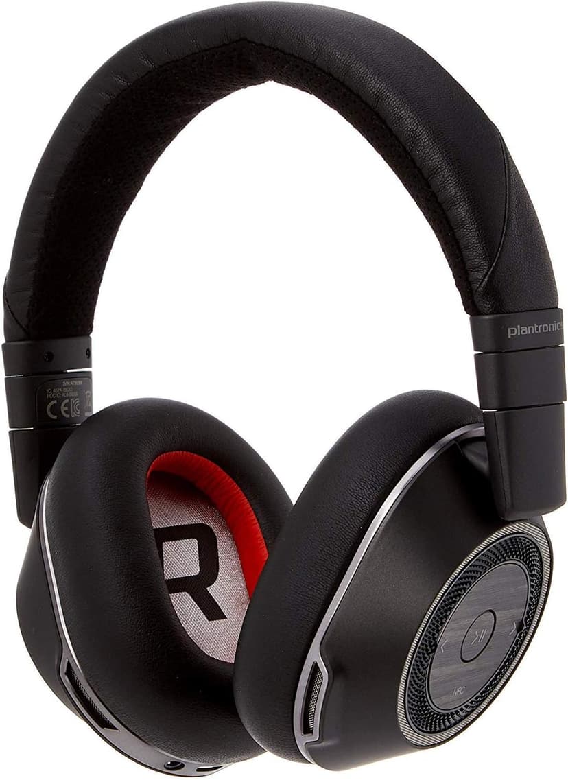 Plantronics - Voyager 8200 UC (Poly) - Bluetooth Dual-Ear (Stereo) Headset - USB-A Compatible to connect to your PC and Mac - Works with Teams, Zoom & more - Dual-Mode Active Noise Canceling
