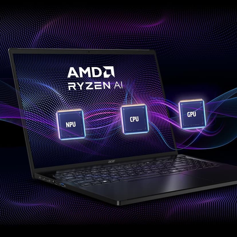 Acer Swift Edge 16 Laptop | 16" OLED WQXGA+ 3200 x 2000 Display | Unlock AI Experiences | AMD Ryzen 7 8840U Octa-Core Ryzen Processor | 16GB LPDDR5 | 1TB PCIe Gen 4 SSD | Wi-Fi 7 | SFE16-44-R8HM
