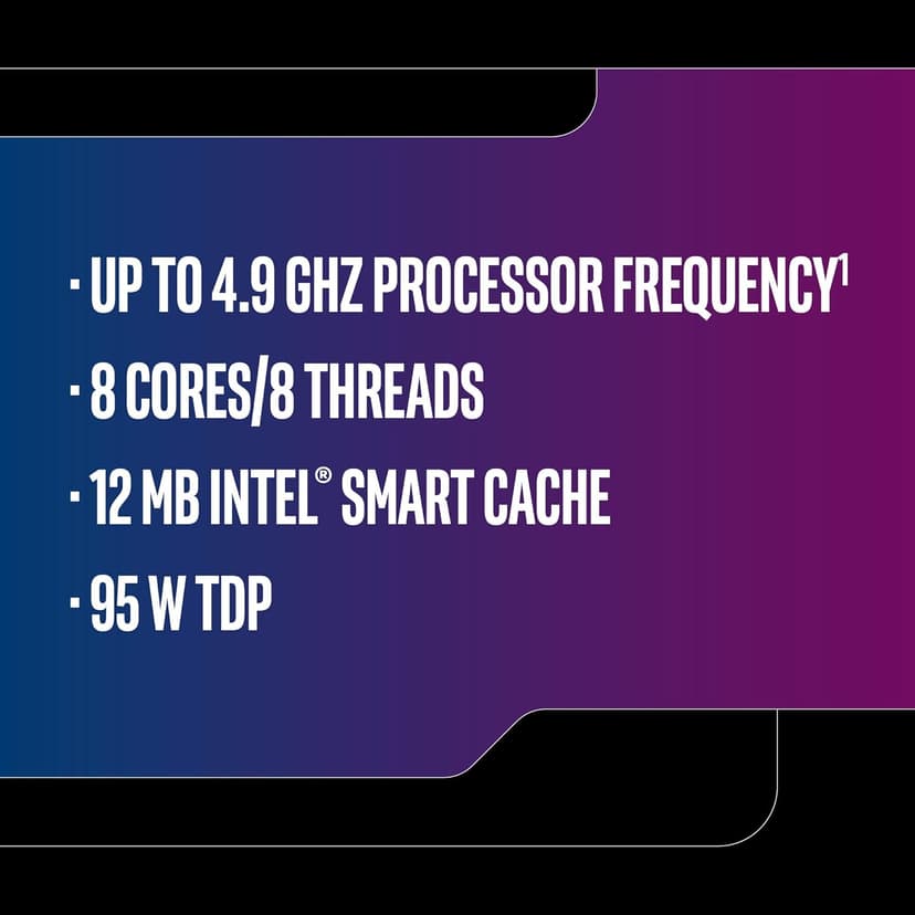 Intel Core i7-9700K Desktop Processor 8 Cores up to 4.9 GHz Turbo unlocked LGA1151 300 Series 95W