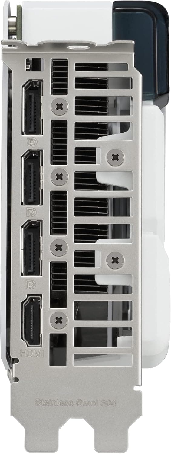 ASUS Dual GeForce RTX™ 4060 OC White Edition 8GB GDDR6 (PCIe 4.0, 8GB GDDR6, DLSS 3, HDMI 2.1a, DisplayPort 1.4a, 2.5-Slot Design, Axial-tech Fan Design, 0dB Technology, and More)