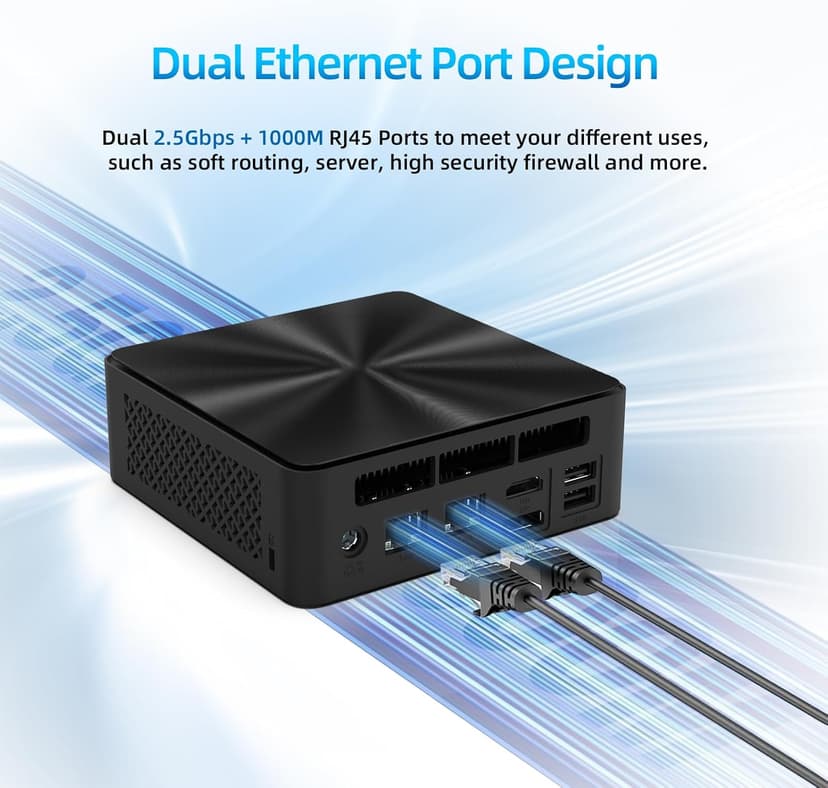 Mini PC, Intel 12th Alder Lake N100 (up to 3.4GHz), 16GB DDR4 RAM 512GB M.2 SSD Dual LAN, Mini Desktop Computers Windows 11, 4K Triple Display, Type-C, WiFi 6, BT 5.2, Micro PC for Home Office