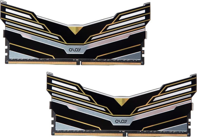OLOy DDR4 RAM 16GB (2x8GB) Warhawk Aura Sync RGB 3200 MHz CL16 1.35V 288-Pin Desktop Gaming UDIMM (MD4U0832160BE0DA)