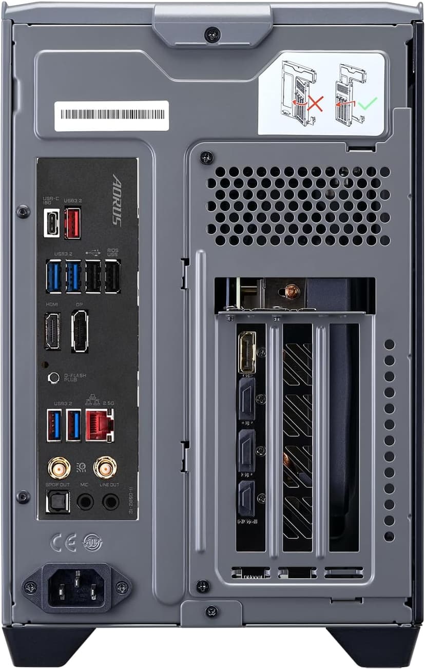 Cooler Master NR2 Pro Mini ITX – Intel i7-14700F 2.1GHz (5.4GHz Turbo) | Gigabyte RX 7800 XT 16GB & B760I AORUS PRO | 32GB DDR5 6000MHz | 1TB Gen4 M.2 | WiFi | Windows 11 | 280mm AIO Gaming PC