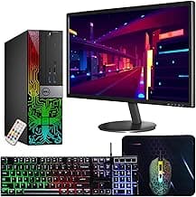 Dell OptiPlex 5050 Desktop Computers with 24 inch Monitor PC Bundle, 16GB DDR4 Ram 512GB M.2 NVMe SSD, WiFi, Bluetooth, i5-6500 3.2GHz, HDMI, Windows 10 Pro (Renewed)