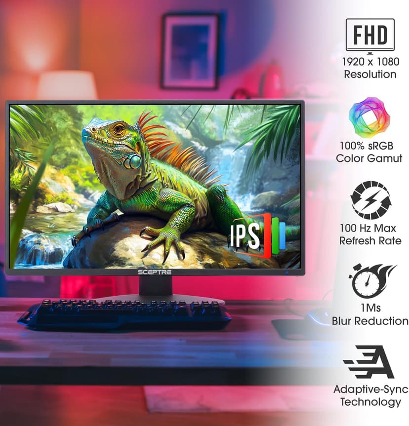 Sceptre New 22-inch Professional Monitor HDMI x2 Build-in Speakers 2025