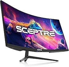Sceptre New Curved 34-inch Gaming Monitor 3440 x 1440 180Hz 1500R DP x2 HDMI x2 Build-in Speakers 2025