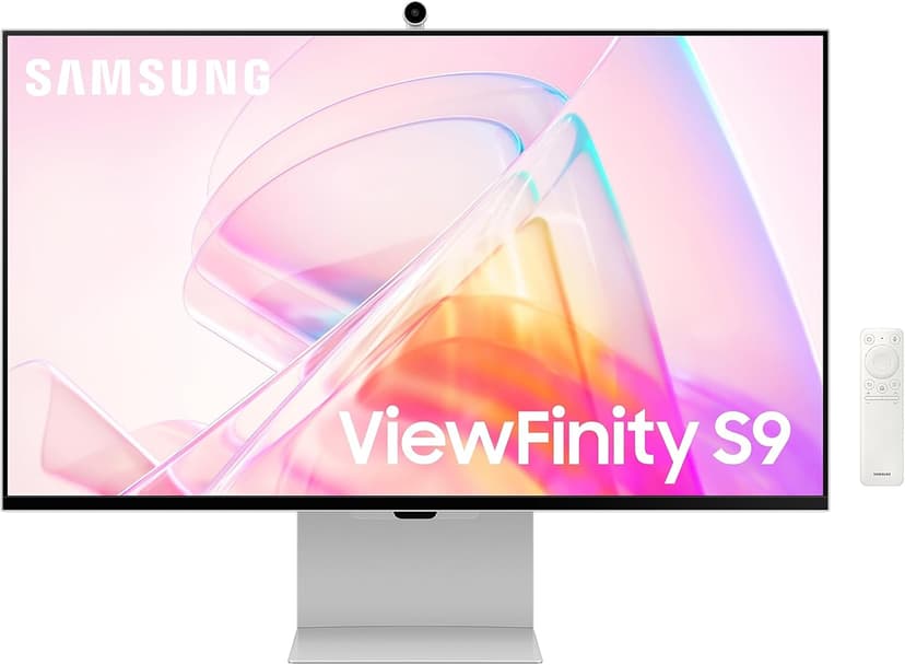 Samsung 27" ViewFinity S9 Series 5K Computer Monitor, Thunderbolt 4, DisplayPort, Matte Display, 4K Slimfit-Camera, Slim Metal Design, AirPlay, Smart-TV Apps, Gaming Hub, LS27C900PANXZA