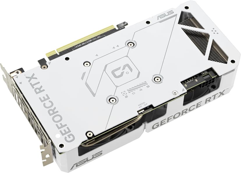 ASUS Dual GeForce RTX™ 4060 EVO White OC Edition 8GB GDDR6 (PCIe 4.0, 8GB GDDR6, DLSS 3, HDMI 2.1a, DisplayPort 1.4a, Axial-tech Fan Design, 0dB Technology, Dual BIOS, Auto-Extreme Tech)