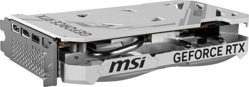 MSI Gaming GeForce RTX 4060 8GB GDRR6 Extreme Clock: 2505 MHz 128-Bit HDMI/DP Nvlink TORX Fan 4.0 Ada Lovelace Architecture Graphics Card (RTX 4060 Ventus 2X White 8G OC)