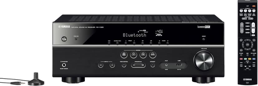 Yamaha Audio YHT-4950U 4K Ultra HD 5.1-Channel Home Theater System with 8" 50W RMS Powered Subwoofer Speakers, AV Receiver, True Surround Sound with Bluetooth Music Streaming (Black)