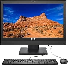 Dell OptiPlex 5250 All in One Desktop PC, 21.5in AIO Computer, Core G4560, 8GB RAM, 256GB SSD, WiFi, Bluetooth, Keyboard, Win11 pro(Renewed)