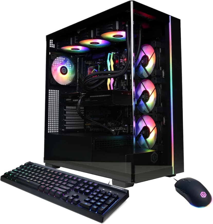 CyberPowerPC Gamer Supreme Gaming PC, AMD Ryzen 7 9800X3D 4.7GHz, GeForce RTX 5070 Ti 16GB, 32GB DDR5, 2TB PCIe 4.0 SSD, WiFi Ready & Windows 11 Home (SLC8480A8)