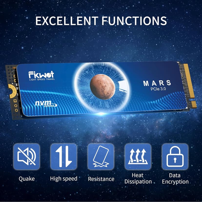 FX550 NVMe SSD 512GB M.2 SSD PCIe 3.0×4, Read Up to 3,200 MB/s, M2 2280 Internal Soild State Drive, Compatible with Desktop, Laptop and Mini PC, QLC NAND Flash