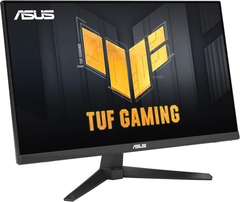 ASUS TUF Gaming 24” (23.8” viewable) 1080P Monitor (VG249QE5A) - Full HD, Overclock to 144Hz, IPS, Extreme Low Motion Blur Sync, 1ms, Speakers, Variable Overdrive, DisplayWidget Center, 3 yr Warranty