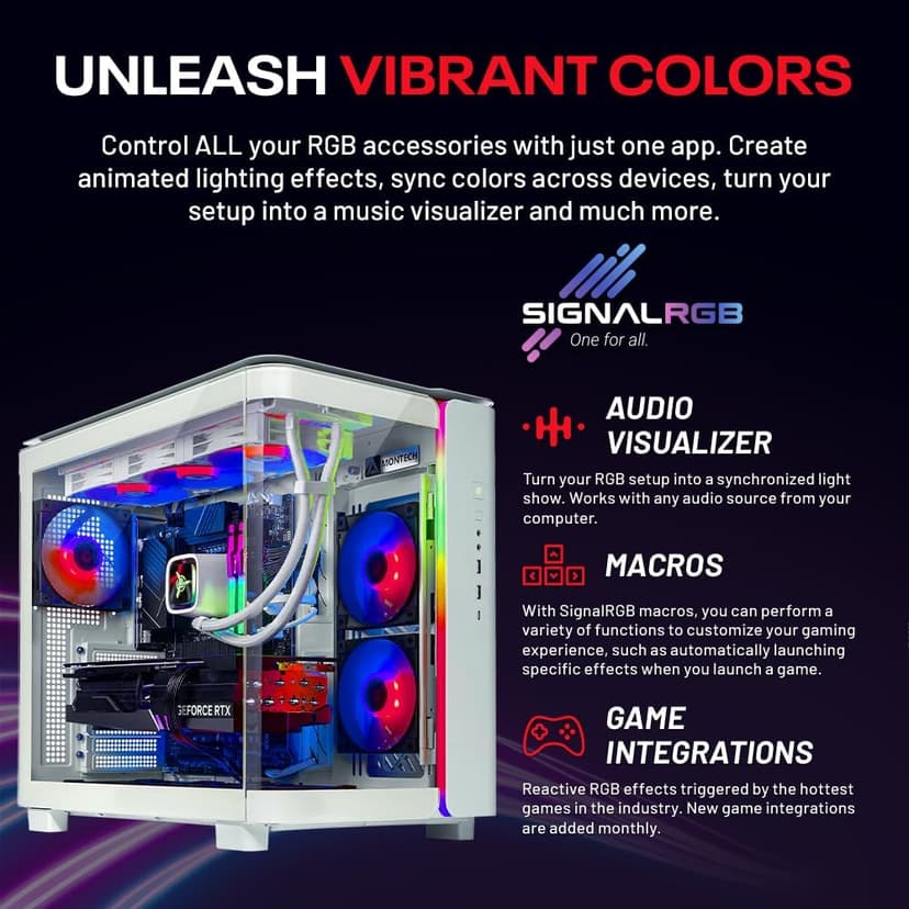Skytech King 95 Gaming PC Desktop, Ryzen 7 9800X3D 4.7 GHz (5.2 GHz Turbo Boost), NVIDIA RTX 5070 Ti 16GB GDDR7, 1TB Gen4 SSD, 32GB DDR5 RAM 5600 RGB, 850W Gold PSU, 360mm ARGB AIO, Wi-Fi, Win 11