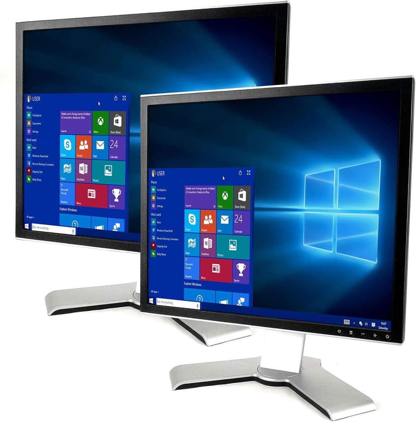 Dell Desktop Computer, Quad Core i5 3.1GHz, 8GB Ram, 500GB, Dual 22inch LCD, DVD, Wi-Fi, Keyboard, Mouse, Bluetooth, Windows 10 Pro Compatible OptiPlex 790 (Renewed)
