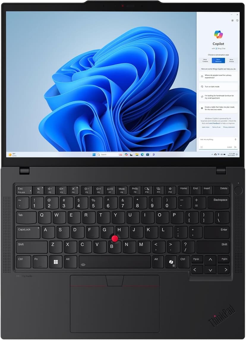Lenovo ThinkPad T14 Gen 5 Business Laptop (14" FHD+, Intel Ultra 7 155U (>i7-13700H), 32GB DDR5 RAM, 1TB SSD), Fingerprint, Backlit, 5MP Webcam, Ethernet, Wi-Fi 6E, Win 11 Pro, 2025 AI PC, Black